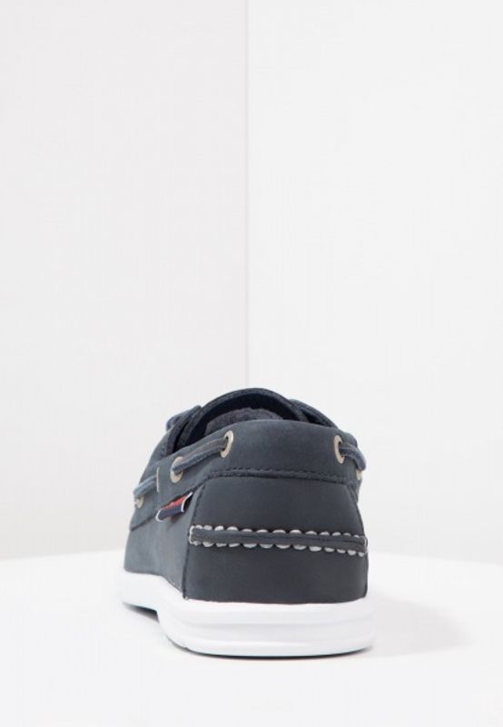 Sebago Litesides Navy Leather Herre