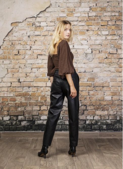 Hovedbilde Toxik3 Faux Leather Pants Black