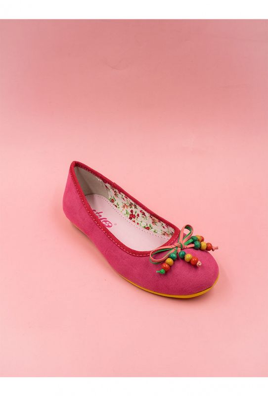 Bello Star Paris Ballerina Sko Fuchsia