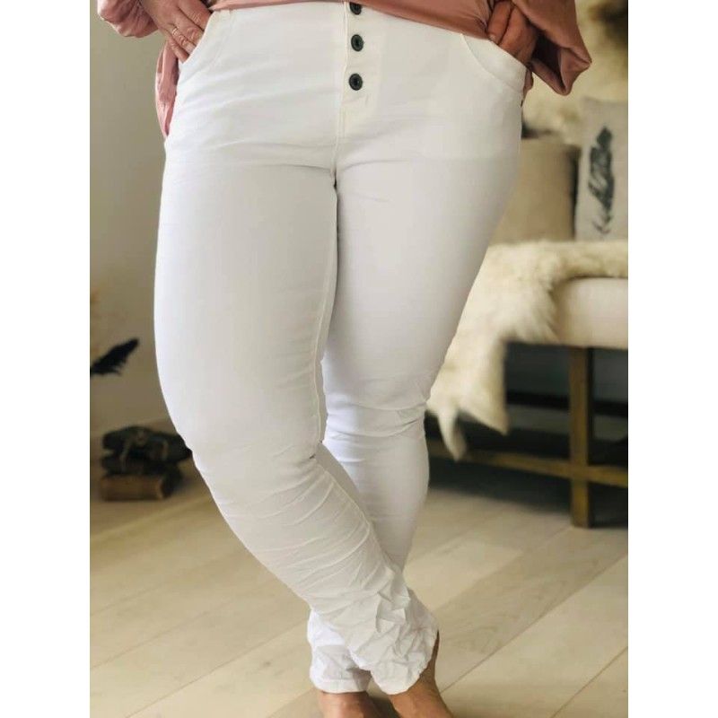 Cat & Co Hvite Jeans