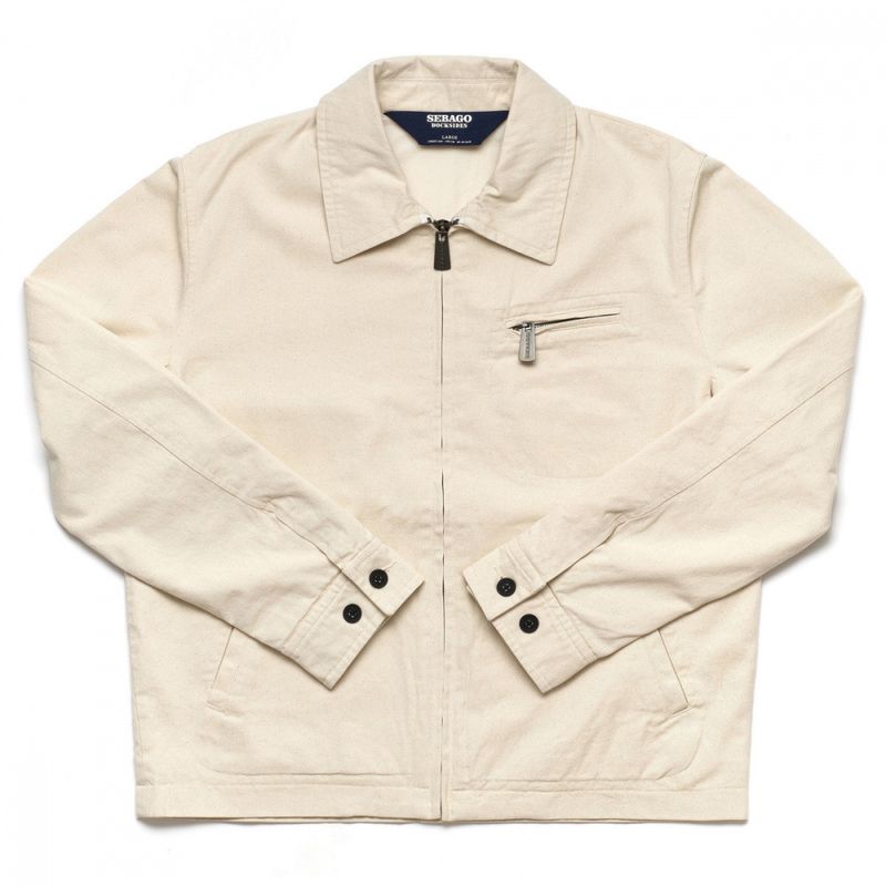 Sebago Deck Twill Jacket Beige Swan
