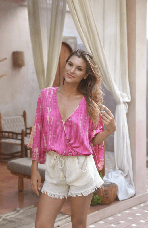 Hot Lava Jessy Bluse Hot Pink