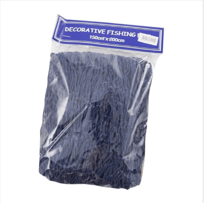 Fiskegarn Pynt Blå