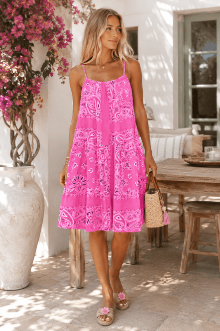 Hovedbilde Love Forever Sunny Bandana Rosa Kjole