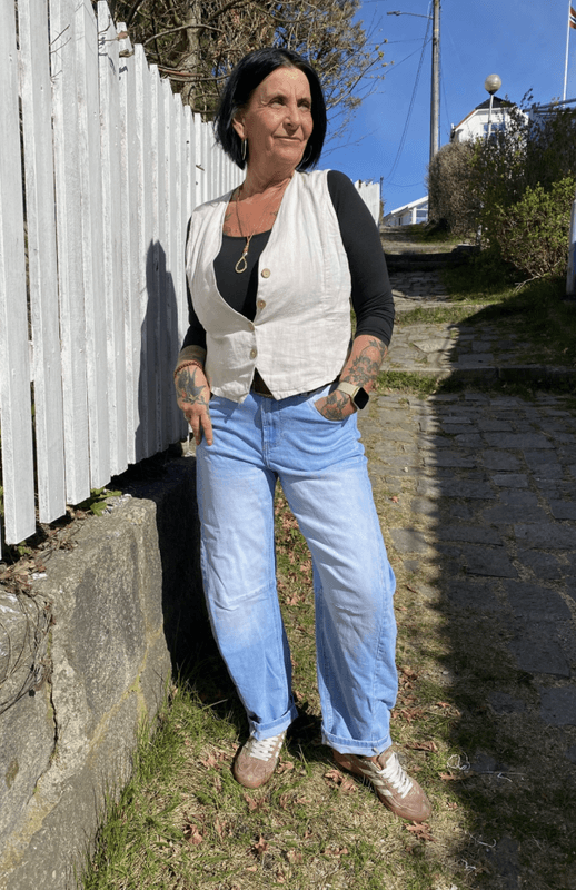 Boho Light Barrel Denim Jeans