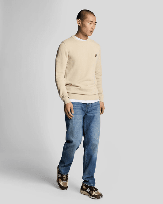 Hovedbilde Lyle & Scott Tapered Denim Jeans Stone Wash Blue