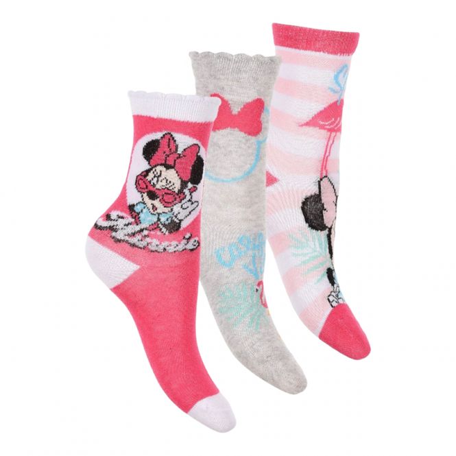 Hovedbilde Coraline 3 pk Disney Sokker Grå