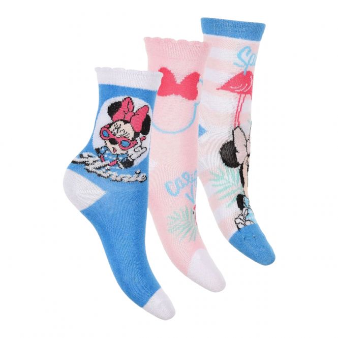 Hovedbilde Coraline 3 pk Disney Sokker Blå