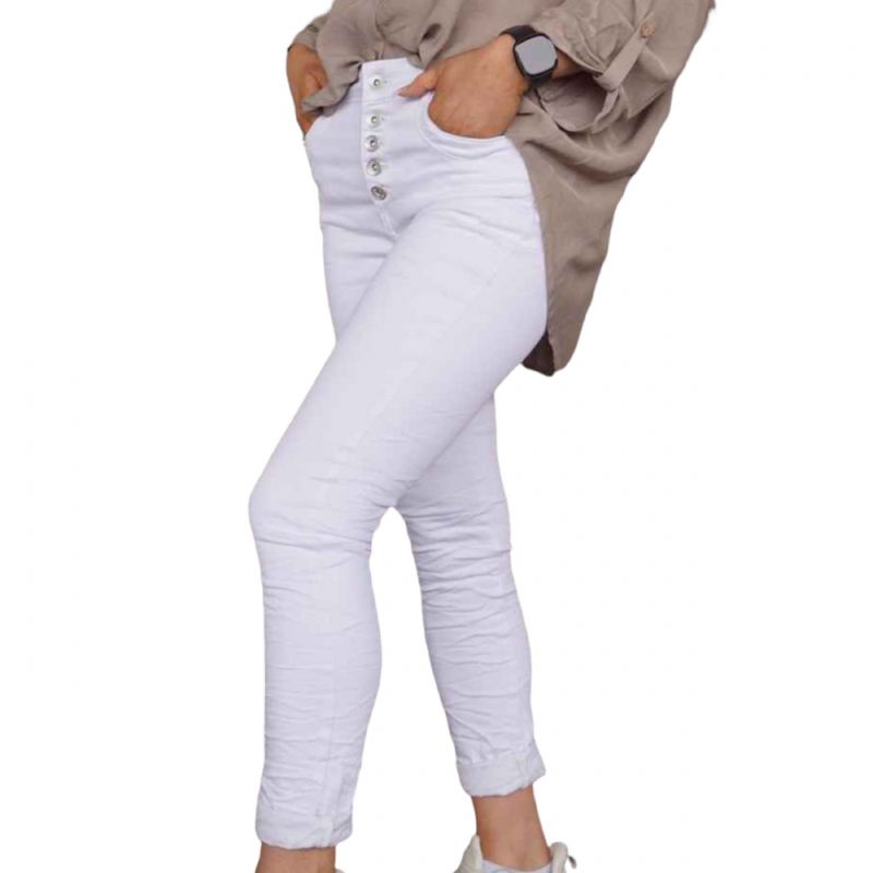 Pepper Superstretch Jeans Hvit