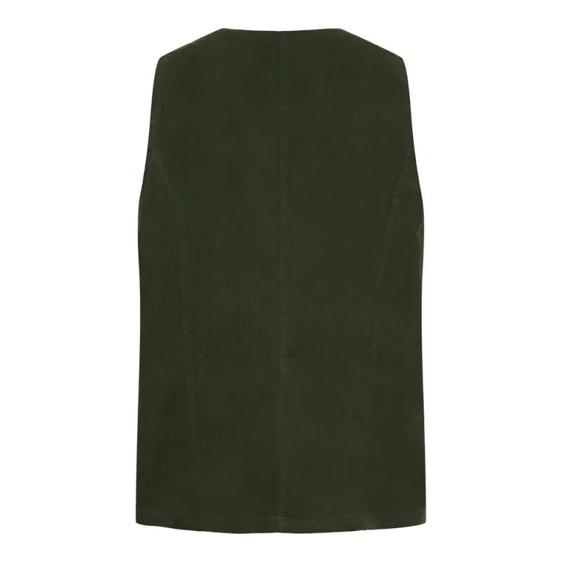 Hortense Babyfløyel Vest Military