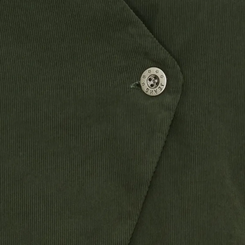 Hortense Babyfløyel Vest Military