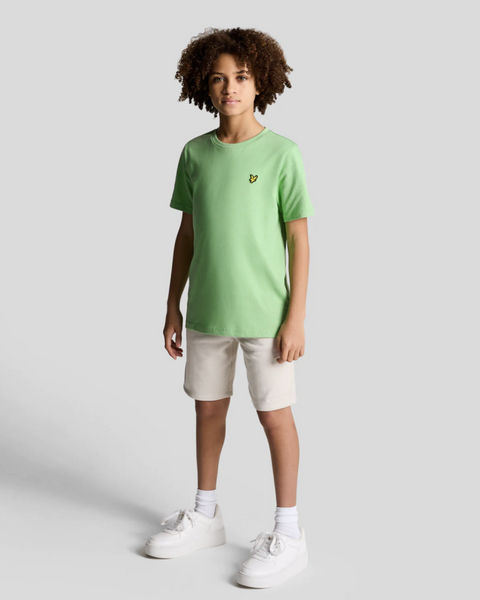 Lyle & Scott Kids Plain T-Shirt Lawn Green