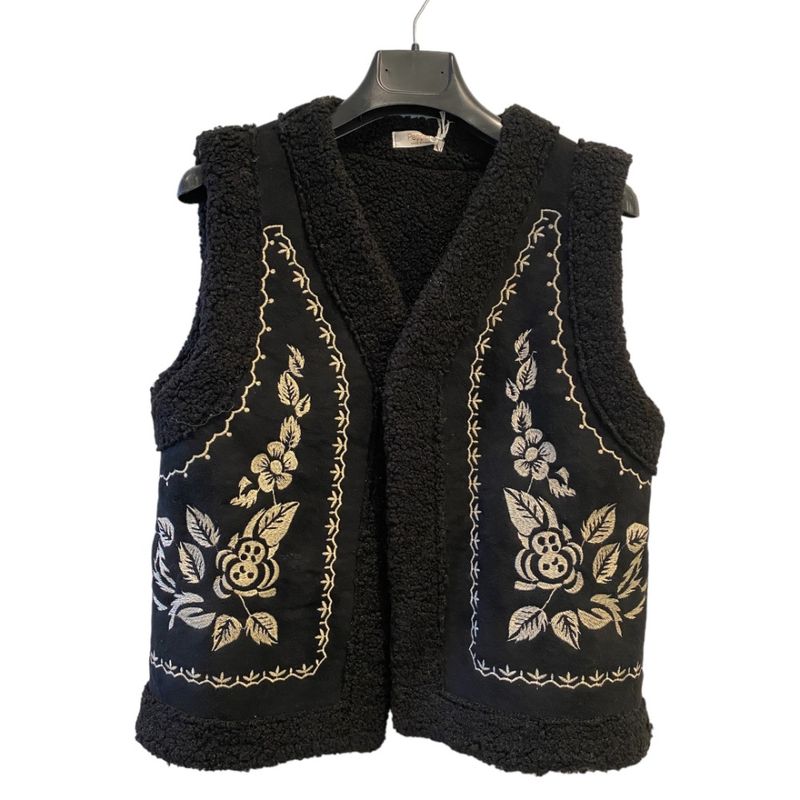 Pepper Boho Vest Sort