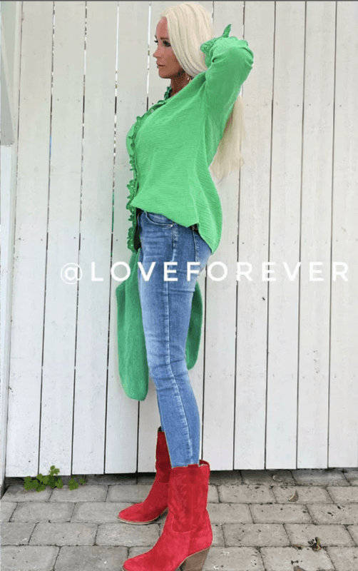 Love Forever Zipper Jeans