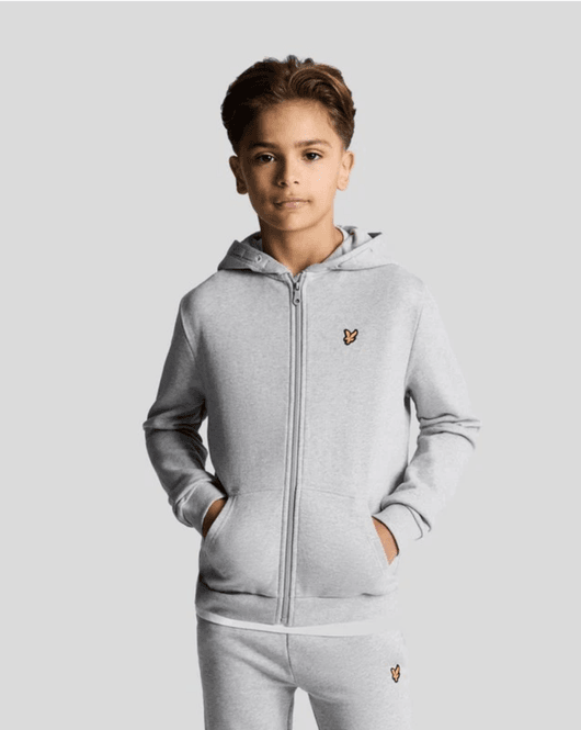 Hovedbilde Lyle & Scott Kids Zip Through Hoodie Grey Marl
