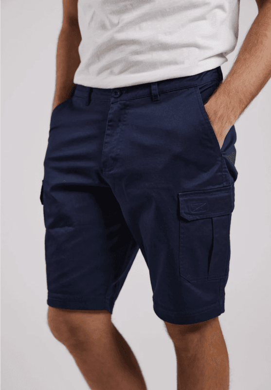 Sebago Cargo Stretchy Shorts Navy